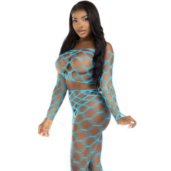 Leg Avenue - Top & Leggins Hardcore Bleu